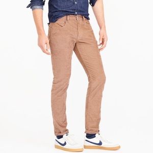 J Crew Slim Fit Corduroy Tan Brown 484 Pants Jeans